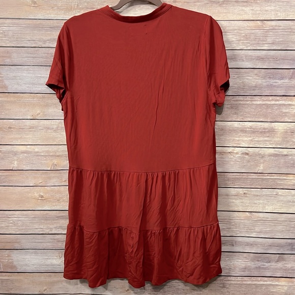 Wonderly Button Wine Red Blouse- Size 1X- Like New - Picture 4 of 6